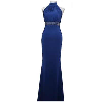 Avondjurk (Blauw) van City Goddess Elastaan, Polyester