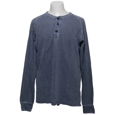 Henley T-shirt (Jarret Ls Split Neck J) fra Selected Homme Bomuld