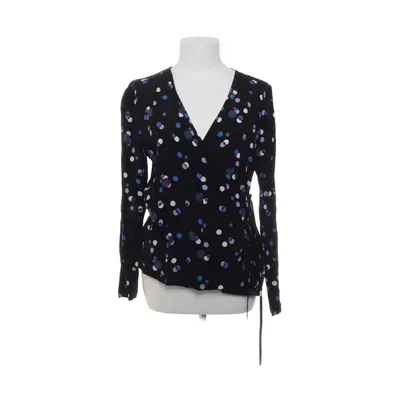 Wikkelblouse (Zwart, Meerkleurig) van MbyM Viscose