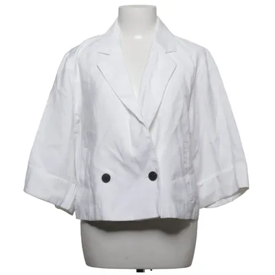 Blazer (White) from Zara Polyamide, Polyester, Viscose
