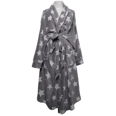Bathrobe (Gray, White) from BPC Bonprix Collection Polyester