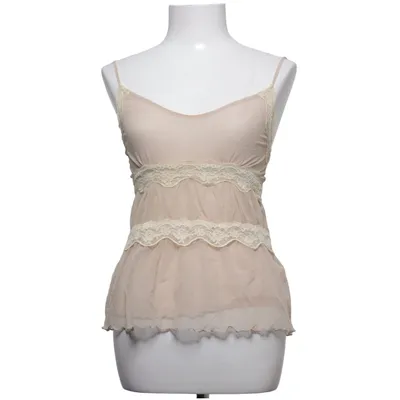 Tanktop  (Beige, Hvid) fra Kookaï