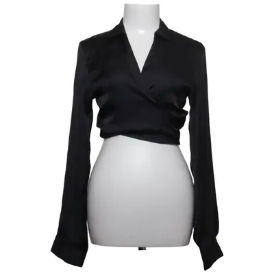 Wrap blouse (Black) from Linn Ahlborg x NA-KD