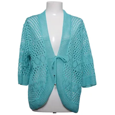 Kofta (Turkos) från Knitt Polyester, Viskos