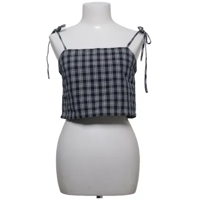 Crop top (Blanc, Bleu) de BR Coton