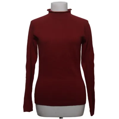 Rollkragenpullover (Rot) von Mishumo Baumwolle, Elasthan