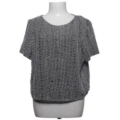 Top (Zwart, Wit) van Mango Suit Katoen, Polyester