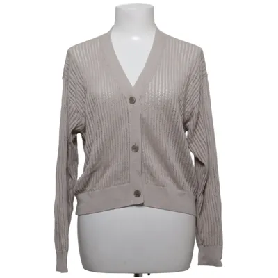Cardigan (Beige) from Uniqlo Acrylic, Linen, Viscose