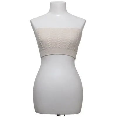 Top tube (Beige) de Loungeable Acrylique, Polyamide, Polyester, Viscose