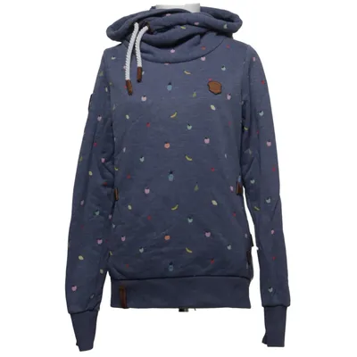 Hoodie (Blue, Multicolored) from Naketano Cotton, Polyester