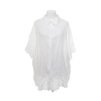 Kortärmad skjorta (Vit) från Shein Curve Bomull