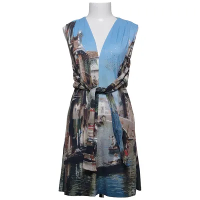 Jurk (Blauw, Meerkleurig) van Etoile Du Monde Elastaan, Polyester