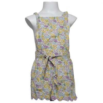 Salopette courte (Jaune, Violet, Multicolore) de Miniboden Coton, Lin