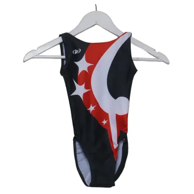 Justaucorps de gymnastique (Noir, Rouge, Blanc) de Gimar Élasthane, Polyester