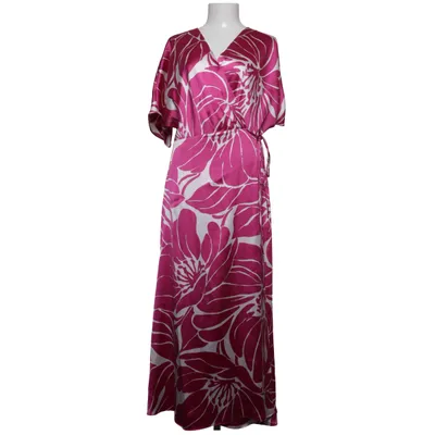 Wickelkleid (Pink, Weiß) von Mango