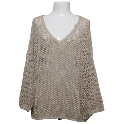 Sweater (Beige) from Bohemiana Metallic fiber, Viscose