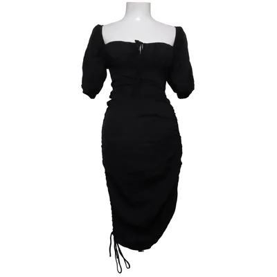 Kjole (Sort) fra Adoore Linned, Tencel, Viscose