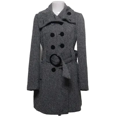 Coat (Gray) from Lee Cooper Polyester, Wool