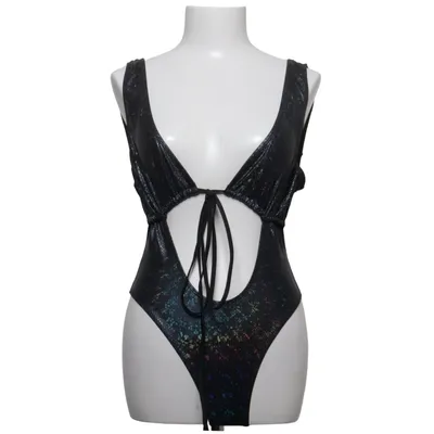 Badedragt (Sort) Elastan, Polyester