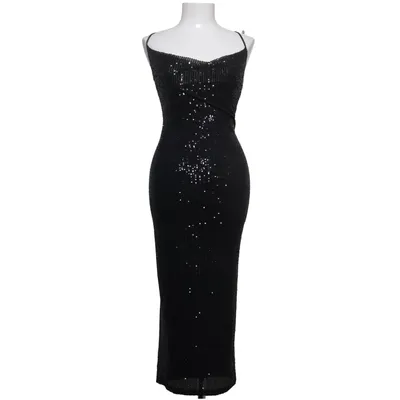 Evening gown (Black, Silver) from NA-KD Polyester