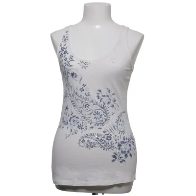Tank Top (White, Blue) from L.O.G.G by H&M Cotton