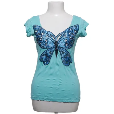 T-shirt (Bleu) de Minx Coton, Polyester