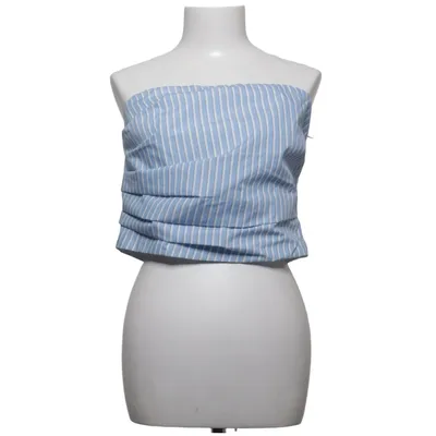 Top tube (Bleu, Blanc) de H&M Trend Polyester, Coton
