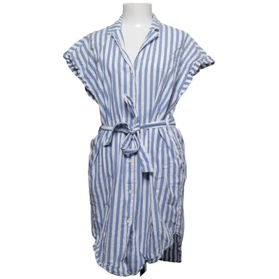 Blousejurk (Blauw, Wit) van Monki Katoen