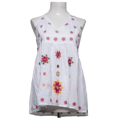 Haut dos-nu (Blanc, Multicolore) de Lusa Coton
