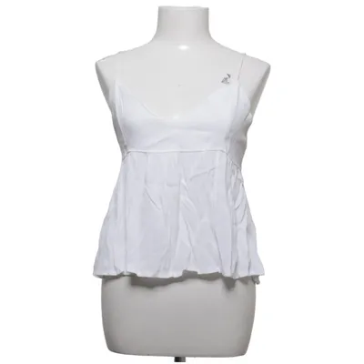 Tanktop (Wit) van Brandy Melville Katoen, Viscose