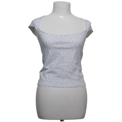 Top (Wit) van Brandy Melville Katoen, Elastaan