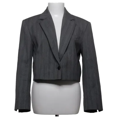 Blazer (Grå) fra Sandro Bomuld, Polyester, Viscose, Uld