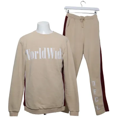 Tenue d'intérieur (Beige, Rouge, Blanc) de Boohoo Man Coton, Polyester