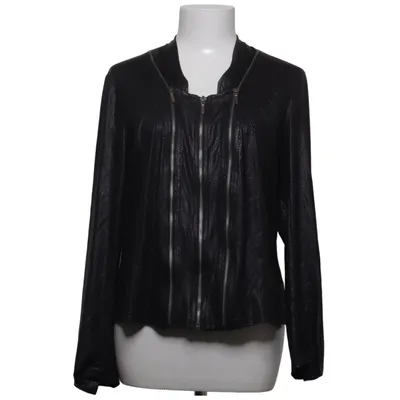 Jacket (Black) from One Two & Luxzuz Elastane, Polyester