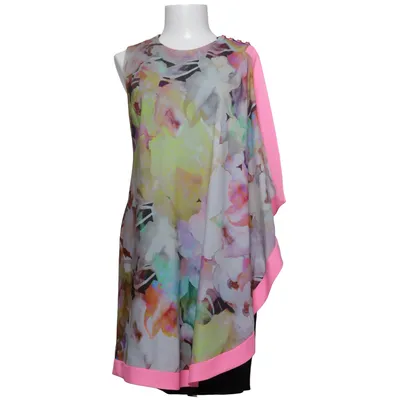 Klänning (Svart, Flerfärgad) från Ted Baker Elastan, Polyamid, Polyester, Viskos