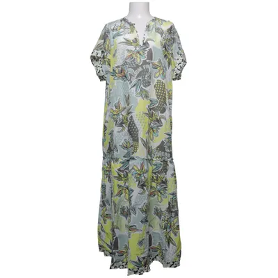 Maxikjole (Gul, Flerfarvet) fra Marc Cain Bomuld, Viscose