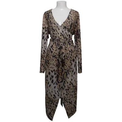 Wikkeljurk (Bruin, Meerkleurig) van Bodyflirt Boutique Elastaan, Polyester
