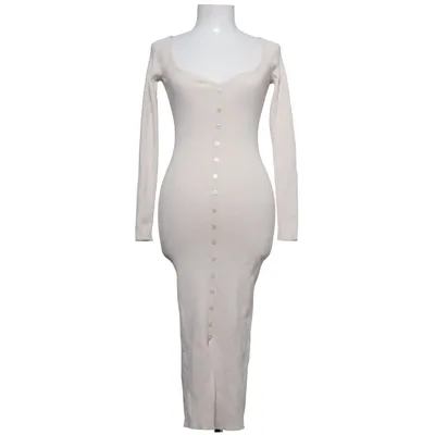 Maxikjole (Beige) fra Chiquelle Polyamid, Viscose