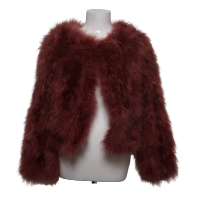 Veste en plumes (Rose) de Hollies Stockholm Plume d'autruche, Polyester