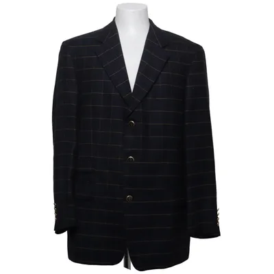 Blazer (Blauw) van Vintage Viscose, Wol