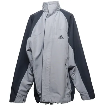 Träningsjacka (Grå, Svart) från Adidas Polyester