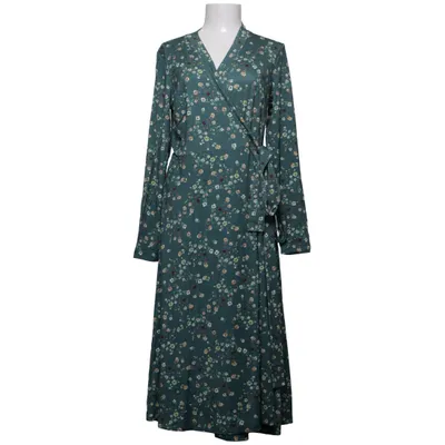 Robe portefeuille (Vert, Multicolore) de Pure Female Élasthane, Viscose