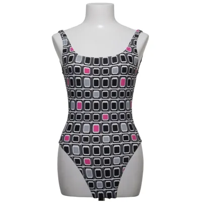 Badpak (Zwart, Wit, Roze) van Mangoon Elastaan, Polyamide