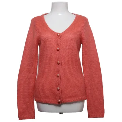 Cardigan (Pink) from Cream Acrylic, Mohair, Wool