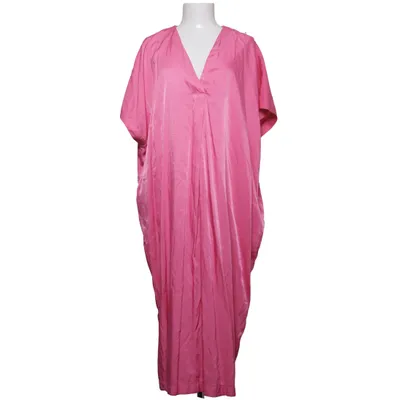 Robe longue (Rose) de H&M Polyester, Viscose