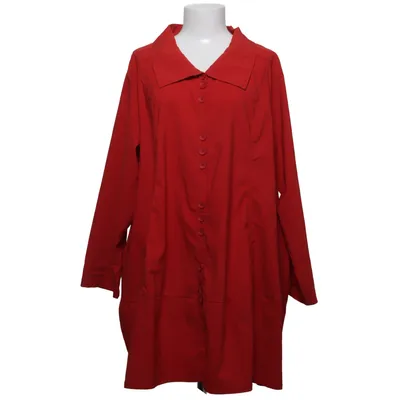 Blousejurk (Rood) van Moonshine Elastaan, Polyester, Viscose