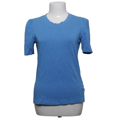 T-shirt (Blauw) van Essentials Katoen, Elastaan