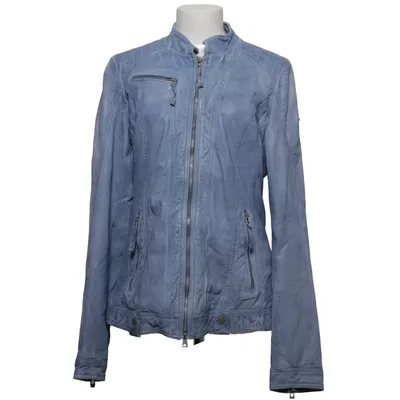 Leren jack (Blauw) van Cabrini Leer