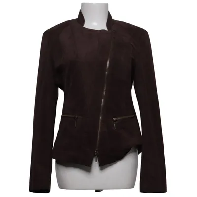 Bikerjack (Bruin) van Apanage Collection Polyester, Polyurethaan