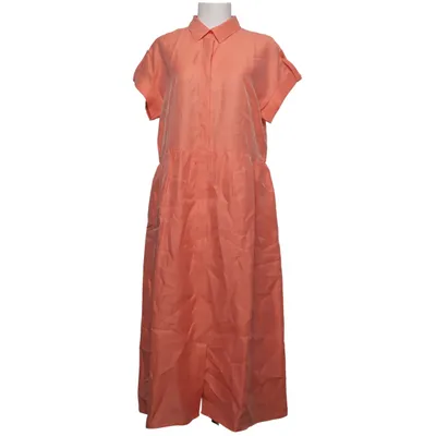 Skjortklänning (Orange) från Le Comte Linne, Lyocell, Polyester